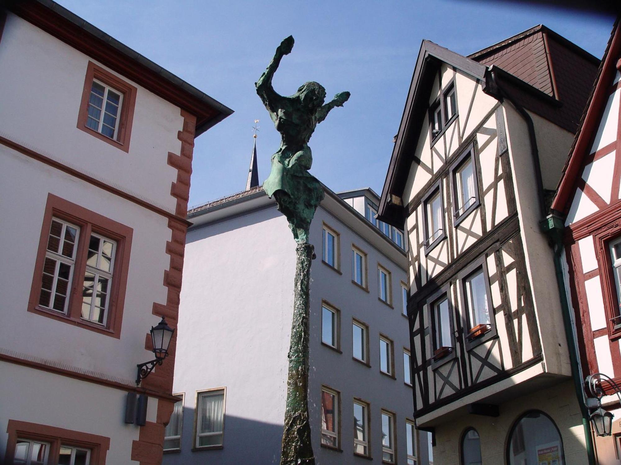 2 Zimmer Wohnung, Kueche, Bad, Balkon, Netflix Alzey Esterno foto